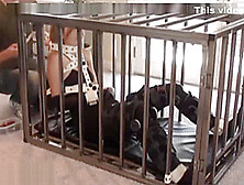 Bondage Girl In Cage P2