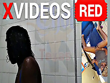 A American Milf Get Down And Dirty In The Shower With Her Black Friend