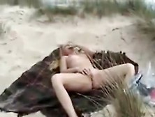 Blonde Has Sex With Strangers On A Beach