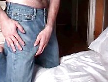 Sexy Big Cock In Used Jeans