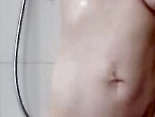 Extremely Beauty Dark Haired Masturbates With Sextoy Inside The Shower- Deessebronzee