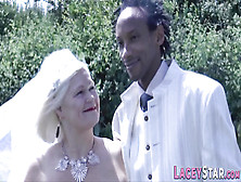 Granny Takes Black Male Stick - Old Bride Interracial Sex