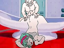 Dragonball - Krillin Gets To Penetrate Bulma In Hot Positions