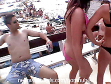 Dancing Pirate Escorts Naked In Public