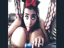Licking Herself - Flexible Webcam Girl