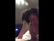 Chunky Oriental Licks Penis While Fiance Gone