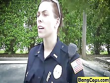 Female Cops Gets Banged By Black Guy Outdoors