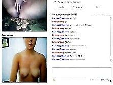 Russians Lesbians Play On Webcam! Amateur Webcam!