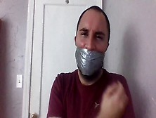Leder,  Gay Leather Masters,  Gagged Taped Mouth