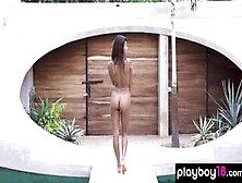 Bombastic Skinny Mexican Beauty Stripped