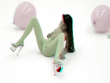 Flexible Teen Model Posing In Studio - 3D Porn Backstage