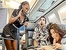 Jet Set Jizzers Video With Lasirena69,  Hazel Grace,  Lucky Fate - Brazzers