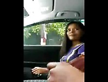 Asian Pyt Plays With Strange Blk Dick In Car