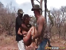 African Slave Loves Getting Spanked And Fucked By Her Masters