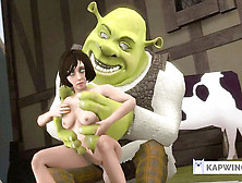 Shrek Cheats On Fiona With Elizabeth From Bioshock!