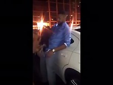 Drunk Ebony Slut Fucks In Car Park