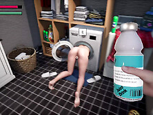 Complete Gameplay - Stepmom Got Stuck In The Washing Machine