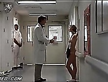 Naked Patient Faces Her Doctor