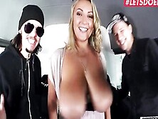 Bums Bus - #krystal Swift - Big Titted Czech Blondie Awesome Fucked Fun On The Van