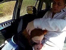 Naughty Czech Redhead Teen Gets A Hard Fucking By Taxi Driver
