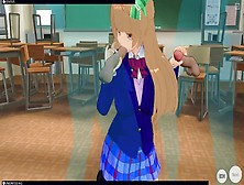 [Cm3D2] - Love Live Asian Cartoon,  Kotori Minami Gangbanged During Class