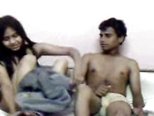 Violent South Indian Damsel With Boyfriend