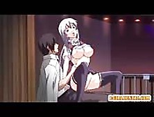 Japanese Anime Nurse Gets Vibrating Her Ass