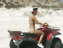 Samantha Sterlyng & Jesse V Get Naked On The Beach