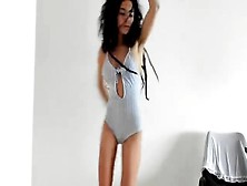 Amateur Striptease On Webcam