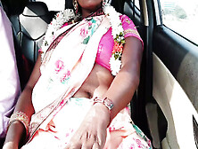Silk Aunty Car Sex,  Telugu Dirty Talks,  Episode -1,  Part- 3,  Sexy Saree Telugu Silk Aunty With Boy Friend.