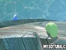 3D Cartoon Little Mermaid Getting Fucked Underwater
