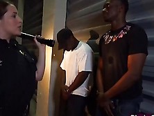 Two Horny And Nasty Police Girls Fucked Hard By Big Black Cock