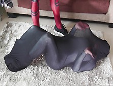 113 Catwoman Zentai Prisoner Of Nylon - Sex Movies Featuring Sexy Tights
