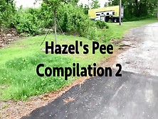 Hazel Peeing Compilation