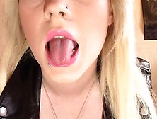 Tongue And Saliva Fetish