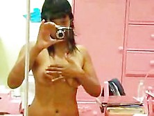 Ebony Girl Takes Some Selfies Of Her Naked Body In The Action