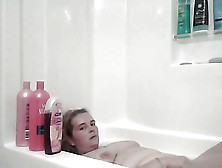 Dawn Cums In The Tub