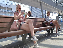 Candid Crossed Legs