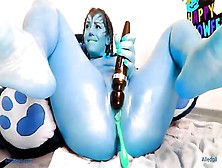 Teen Avatar Girl Plays With Sex Toys On Cam
