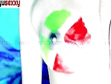 Collage Cunt With Mouth Body Painting ගෙඩි දෙකයි හුත්තයි පේන්ට් Erotic Movie Rough Finger Fuck