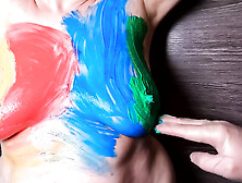 Tits Painting And Pounding For Easter 3