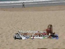 Alison Masturbates On The Beach