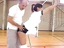 Asian Schoolgirls In The Gym Get One On One Instruction And