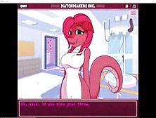 Matchmakers Game Girls Creatures Sex Furry 2D Females Charizard And Guilmon