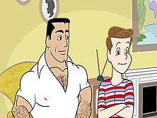 Hairy Gay Doctor Daddy,  Cartoon,  Doctor