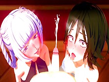 Self Perspective: A Night Alone With Nazuna Nanakusa And Akira Asai Yofukashi No Uta Hentai Asian Cartoon Set Of