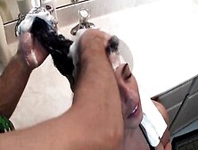 Taboo Hair Washing Joi And Lathered Masturbation