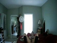 Secret Camera Catches Wifey Watching Porn With Ebony Vibrator