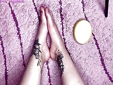 Feet Rubs With Cream Closeup - Toes Bondage