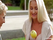 A Girl Knows - Sensual Outdoor Sex With Czech Blondies Cayla Lyons And Carla Cox
